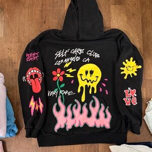 PacSun Black Graphic Hoodie